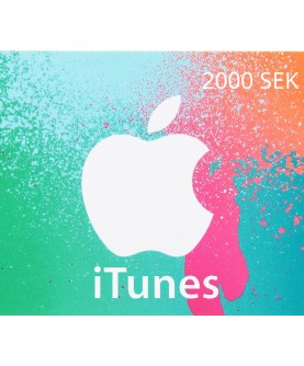 iTunes SEK 2000 Card SE Key 